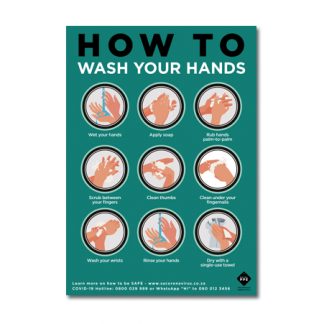 FREE to download How To Wash Your Hands Poster