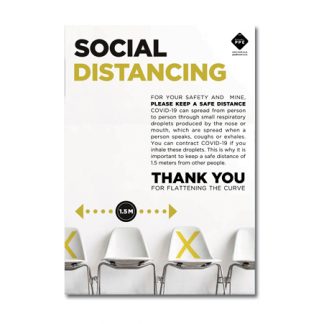 FREE to download Social Distancing Poster